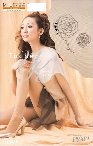 グンゼ Tuche UK(神田うのデザイン) ローズワンポイント 【ローズモチーフ系】 M/Lサイズ　TH361H