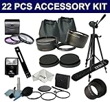 22 Pcs Kit for CANON A640 A630, Includes: 58MM 2.0X High Definition Telepho ....