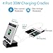 QICENT Electronics Charging Station - Multi Device Quick Charge 2.0 Charging Stations Dock for Apple Smartphones Tablets Power Bank
