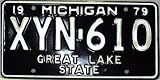 Michigan, 1979 Great Lake State License Plate