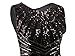 Vijiv Vintage 1920s Embellished Art Nouveau Fringe Sequin Beaded Flapper Dress