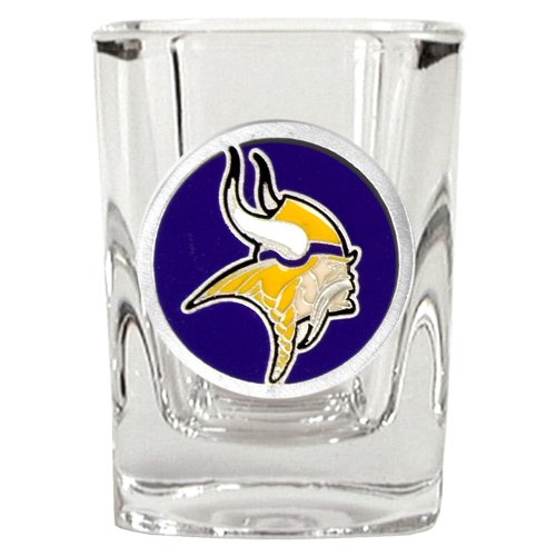 Minnesota Vikings NFL Square Shot Glass 2 Oz