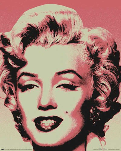 Empire Merchandising 523594 Monroe Marilyn - Pop Art - Musik Film Frauen VIP Mini-Poster - Druck - Gr&ouml;sse 40 x 50 cm