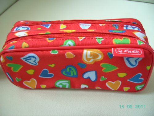 Herlitz Doppel-Faulenzer : Federmappe,Federmäppchen,Mäppchen,Etui 
