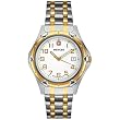 Wenger Men's 73116 Standard Issue XL White Dial Two-Tone Bracelet Watch