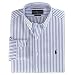 Ralph Lauren Classic-Fit Button-Down Navy Dress Shirt