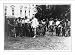 Historic Print (L): [President Harding greeting Boy Scouts, who made bicycle trip from Columbus, Ohio, outsi