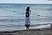 SwimZip Round Beach Towel (White)