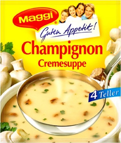 Maggi Guten Appetit Champignon Cremesuppe  Mushroom Cream Soup ( 1 pc ) by Maggi