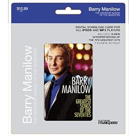 Barry Manilow: The Greatest Songs of the Seventies Digital Download Card