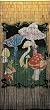 Mushrooms Shroom Door Curtain ~ Gateways 100% Bamboo Beaded Door Curtains ~ 90 Strands!