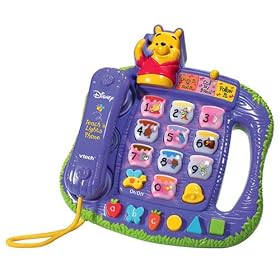 Vtech My Friends Tigger & Pooh Teach N Lights Phone