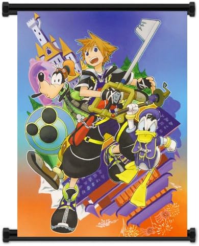 Kingdom Hearts Game Home Decor Wall Scroll Poster (16x21) Inches