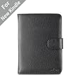 Acase(TM) Classic Kindle and Kindle Touch (Lastest Generation 2011) Leather Case (Black) for 4th Generation 6" Kindle Wi-Fi w/o Keyboard