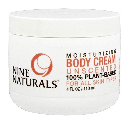 Nine Naturals Unscented Moisturizing Body Cream - 4 oz