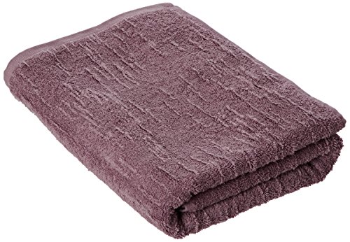 Portico Organic Slub Bath Towel, 30 by 54-Inch, Smoke Purple