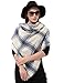 Plaid Tartan Checked Blanket Scarf for Women Winter Soft Wrap Shawl Cashmere
