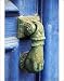 Photographic Prints of Decorative door knocker hand design, Roscoff, Brittany, France from Silverport Pictures