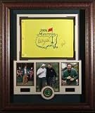 Autographed Phil Mickelson & Fred Couples Photo - &FRAMED COLLAGE