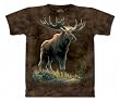 North Woods Moose T-shirt 100% Cotton Short Sleeve Shirt in Adult Sizes
