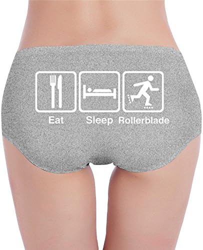 Loreis Eat Sleep Rollerblade Thongs M Ash