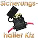 KFZ-Sicherungshalter Geh�use vergossen