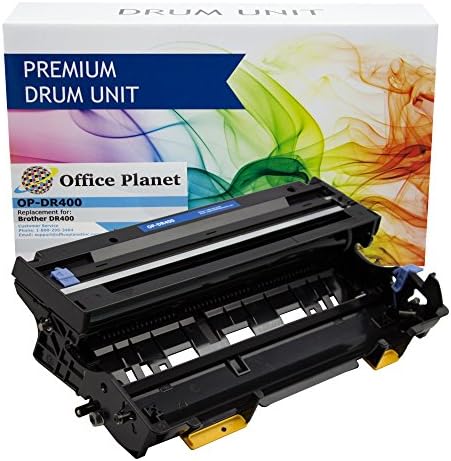 Office Planet Compatible Replacement for Brother DR400 Drum Unit For Use With Brother DCP-1200, DCP-1400, IntelliFax-4100e, HL-1230, HL-1240, HL-1250, HL-1270N, HL-1435, HL-1440, HL-1450, HL-1470N, MFC-8300, MFC-8500, MFC-8600, MFC-8700, MFC-9600, MFC-9700, MFC-9800, MFC-P2500, IntelliFax-4100, IntelliFax-4750, IntelliFax-4750e, IntelliFax-5750, IntelliFax-5750e Printers