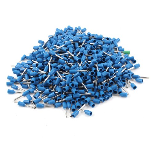 uxcell® 1000Pcs Wire Copper Crimp Connector Insulated Pin Terminal for AWG 18