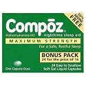 Compoz Nightime Sleep Aid: 50mg Gel Caps - Bonus Pack