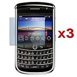 3 Clear Screen Protector For Blackberry Tour 9630 Phone