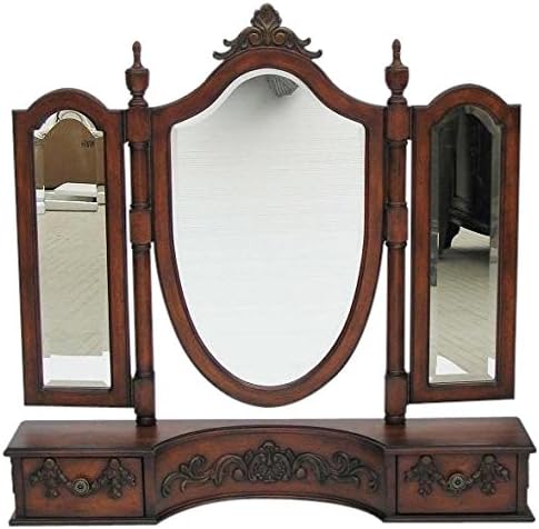 New Harris Furniture Dressing Mirror Victorian Pre-Drilled with 3 Holes on