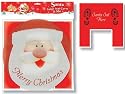 Novelty Christmas Santa Toilet Seat Cover & Mat