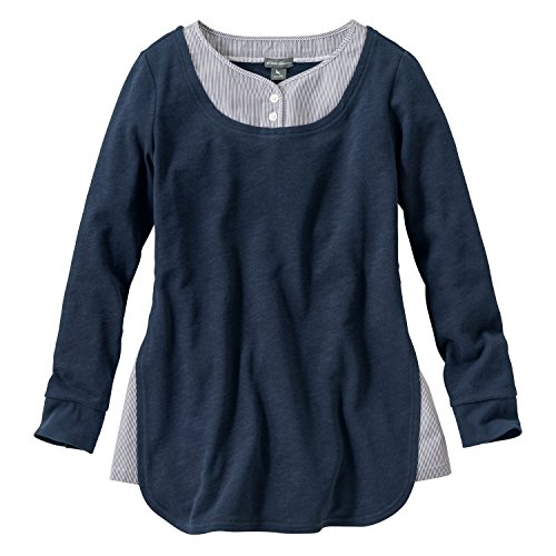 (エディー・バウアー) Eddie Bauer 長袖ループバックチュニックTシャツ