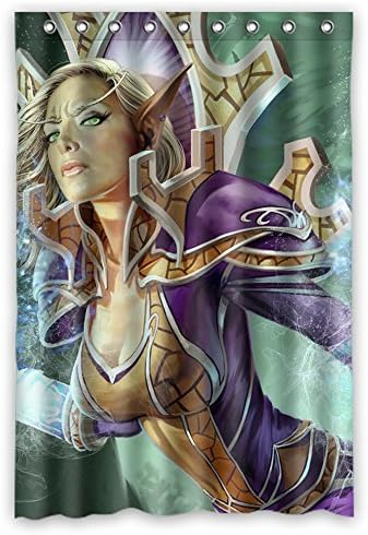 DONGMEN Fast &amp; Furious Custom World of Warcraft Fabric Waterproof Polyester Shower curtain for Bathroom 48" x 72"