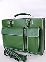 Leather Briefcase / business pocket with belt / for Folder / laptop suitable, Italy