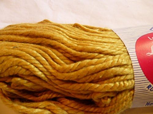 Lovely Ann Gold (Light Brown) Lofty Spun Yarn 75% Rayon 25% Cotton No. 0634 Gold (Light Brown)