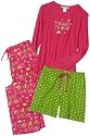 Cinema Etoile Women's Long Sleeve 3 Piece Pajama Set