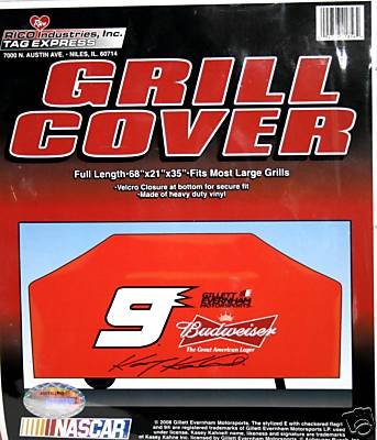 Kasey Kahne Budweiser Gillett Evernham Motorsports Heavy Duty Vinyl Grill Cover 68 x 21 x 35 inches