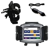 Garmin Zumo 500 Auto Vent Holder with Car Charger - Uses Gomadic TipExchange