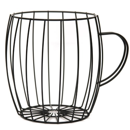 Wire Coffee Pod Holder and Organizer in Coffee Mug Shape for the