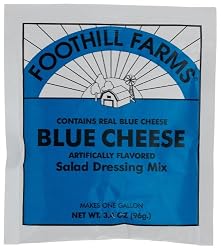 Foothill Farms Blue Cheese Dressing Mix, 3.4-Ounce Units (Pack of 6)