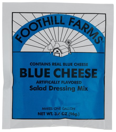 Foothill Farms Blue Cheese Dressing Mix, 3.4-Ounce Units (Pack of 6) by Foothill Farms