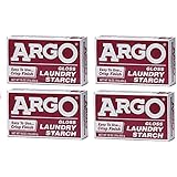 Argo Laundry Starch 4 boxes 1lb Each Play Clay & Multi Purpose