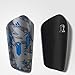 adidas Performance Messi Adult 10 Lesto Shin Guard, Shock Blue/Silver Metallic, Medium