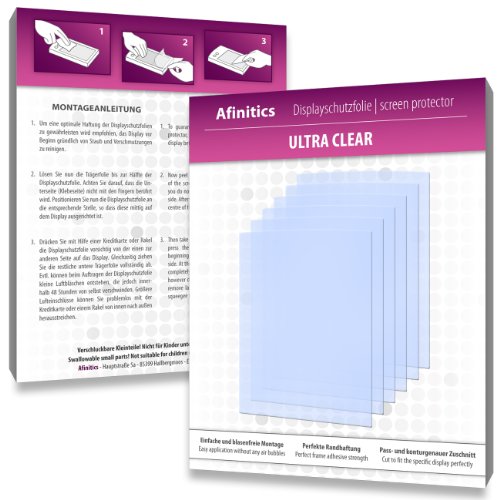 6 x Afinitics Ultra Clear Displayschutzfolie