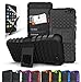 Fire Phone Case, CINEYO(TM) Heavy Duty Rugged Dual Layer Case with Kickstand (Amazon Fire Phone Case Black) (Black) (Black)