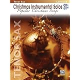 christmas instrumental solos popular christmas songs tenor sax book  cd