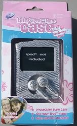 Girl Gear Silver Bling iPod Nano Case with Earbud Headphones 17797-SLV