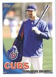 2010 Topps Update Baseball Card #US-299 Xavier Nady - Chicago Cubs / MLB Trading Card in Screwdown Case