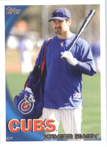 2010 Topps Update Baseball Card #US-299 Xavier Nady - Chicago Cubs / MLB Trading Card in Screwdown Case